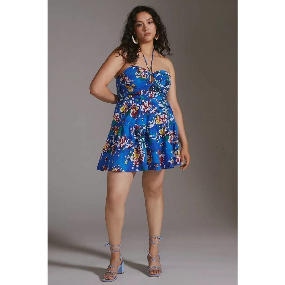 Anthropologie Emily Halter Mini Dress
